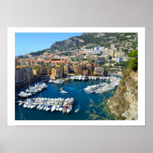 Poster Porto de Mônaco