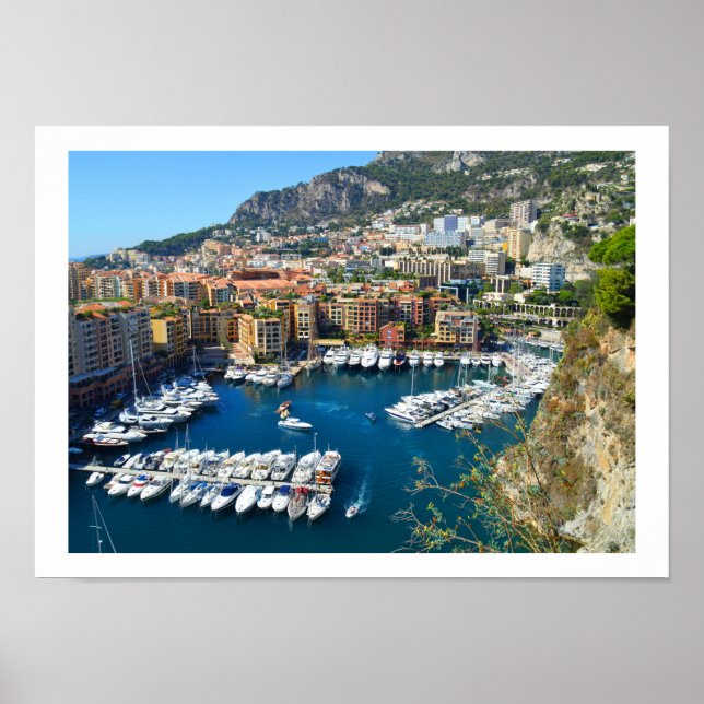 Poster Porto de Mônaco (Frente)
