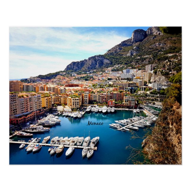 Pôster Porto de Mônaco (Frente)