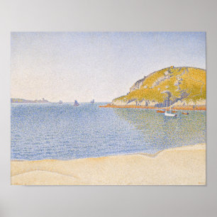 Pôster Porto de Santo-transmissão por Paul Signac