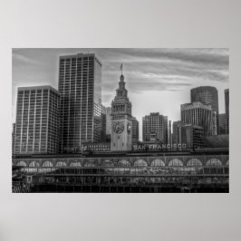 Pôster Porto de São Francisco, o edifício Ferry