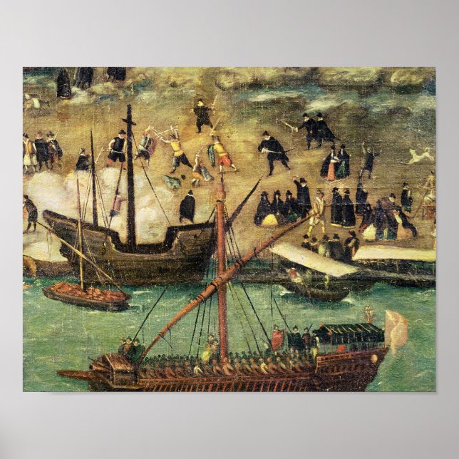 Poster Porto de Sevilha, c.1590 (Frente)