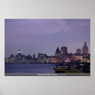 Poster Porto de Shanghai, China