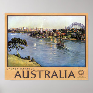 Poster Porto de Sydney, Austrália