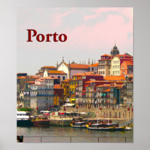 Poster Porto do outro lado do Douro