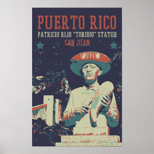 Poster Porto Rico, San Juan, Patricio Rijo Toribio Postc