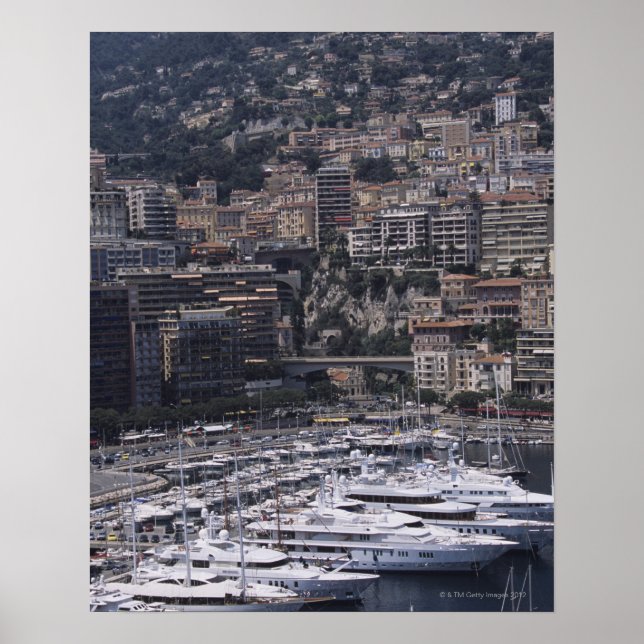 Pôster Porto, vista vertical, Monte Carlo, francês (Frente)