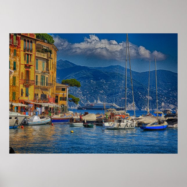 Poster Portofino Harbour (Frente)