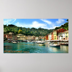 Pôster portofino italia
