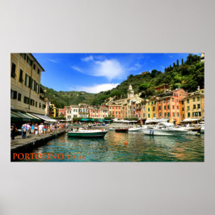 Pôster portofino italia