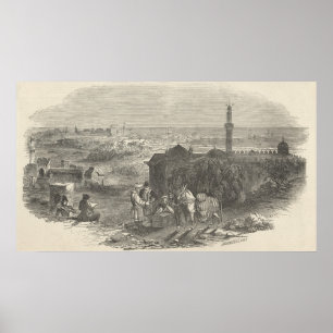 Pôster Portos estrangeiros do milho, Alexandria