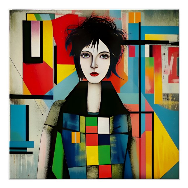 Pôster Portrait art moderne (Frente)