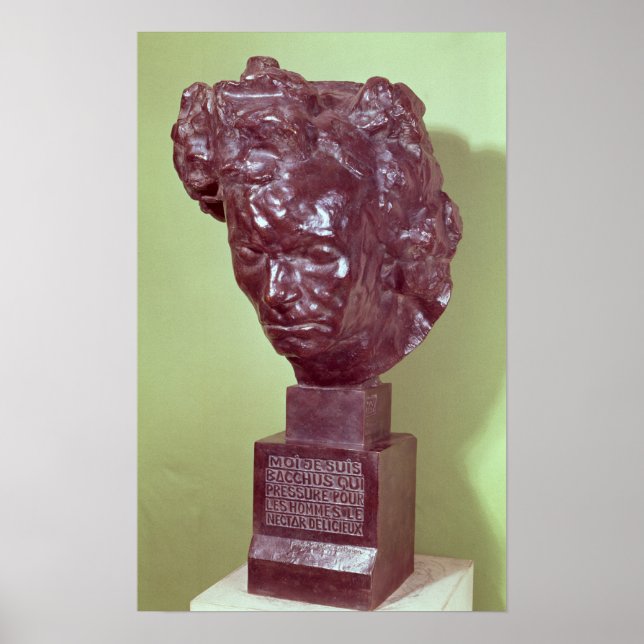 Pôster Portrait Bust of Ludwig van Beethoven  1901 (Frente)