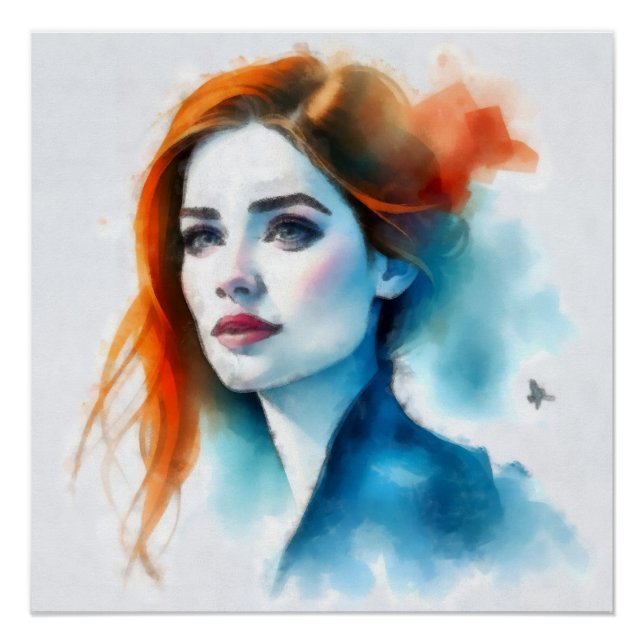 Pôster Portrait de femme (Frente)