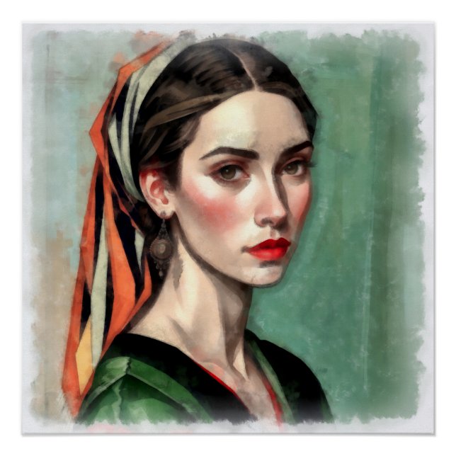 Pôster Portrait d'une femme (Frente)