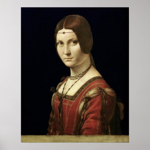 Poster Portrait of a Lady from the Court of Milan