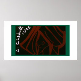 Poster Portrait of a Man's Face