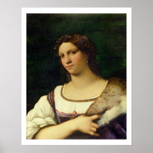 Pôster Portrait of a Woman, 1512 (oil on canvas)