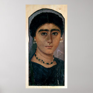 Pôster Portrait of a woman, from Fayum, 1st-4th century