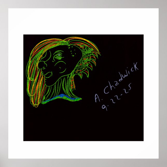 Poster Portrait of a Wood Nymph  (Frente)