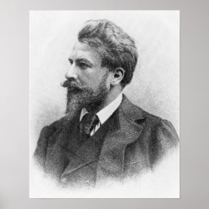Pôster Portrait of Arthur Schnitzler
