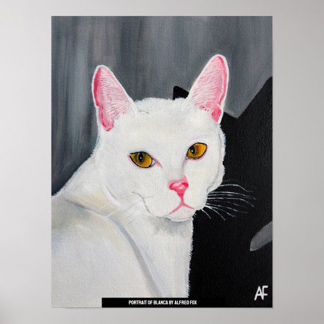 Poster Portrait of Blanca Painting by Alfred Fox (Frente)