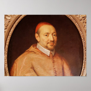 Pôster Portrait of Cardinal Pierre de Berulle