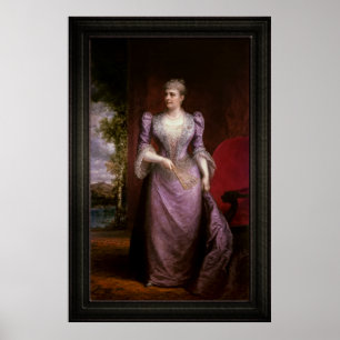 Poster Portrait of Caroline Scott Harrison