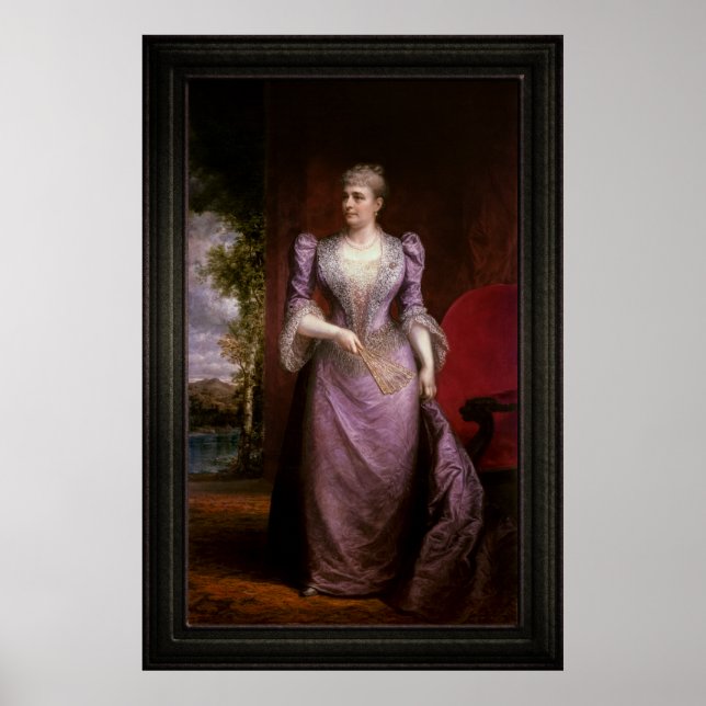 Poster Portrait of Caroline Scott Harrison (Frente)