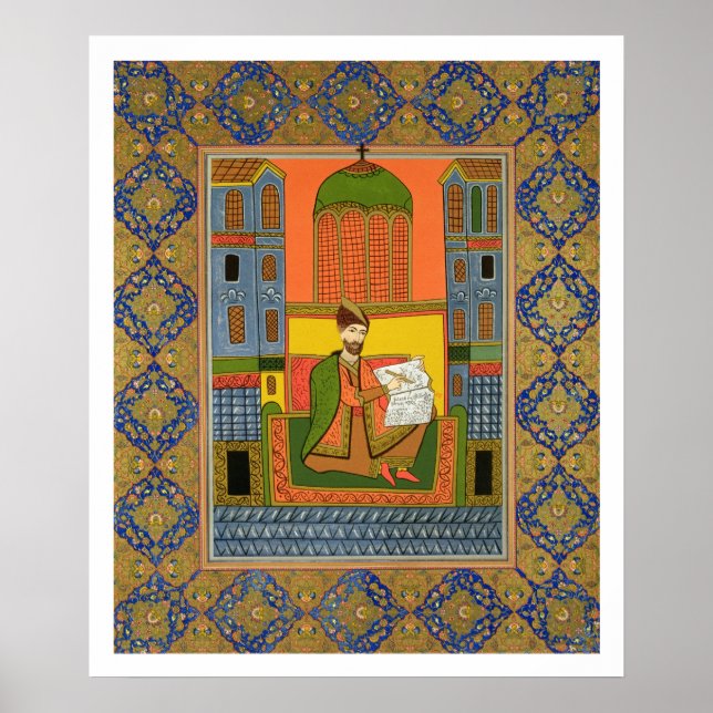 Poster Portrait of Chota Rustaveli (c.1172-c.1216) after (Frente)