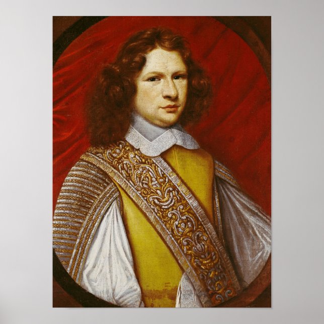 Pôster Portrait of Coeffier de Ruze d'Effiat  Marquis (Frente)