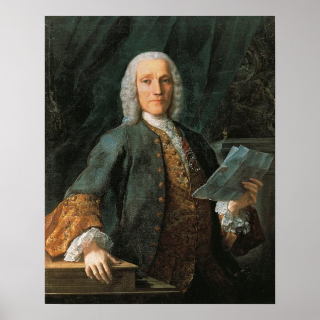 Poster Portrait of Domenico Scarlatti (Frente)