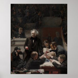 Poster Portrait of Dr. Samuel D. Gross by Thomas Eakins