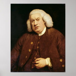 Poster Portrait of Dr. Samuel Johnson