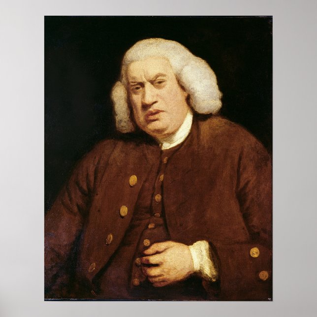 Poster Portrait of Dr. Samuel Johnson (Frente)