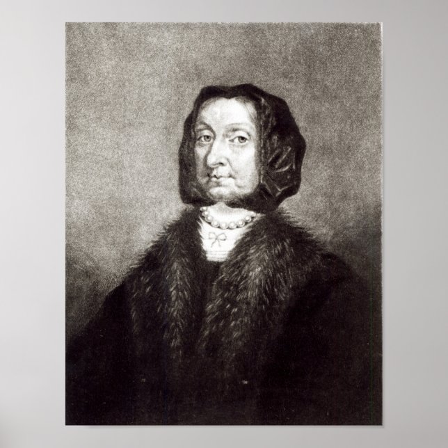 Poster Portrait of Elizabeth Cromwell (Frente)