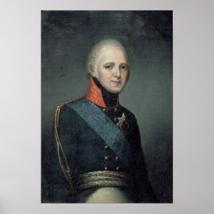 Poster Portrait of Emperor Alexander I , 1804