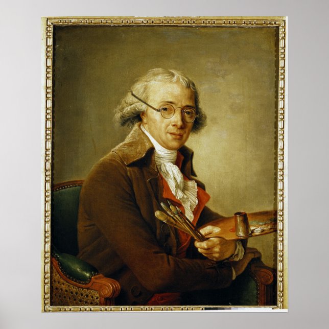 Poster Portrait of Francois-Andre Vincent (Frente)