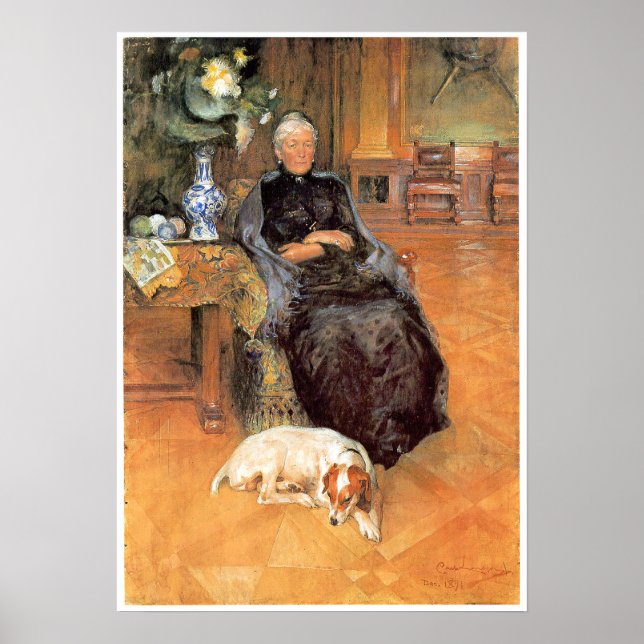 Poster Portrait of Gothilda Furstenberg (Frente)