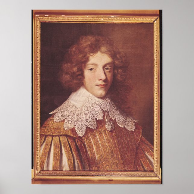 Poster Portrait of Henri Coeffier de Ruze d'Effiat (Frente)