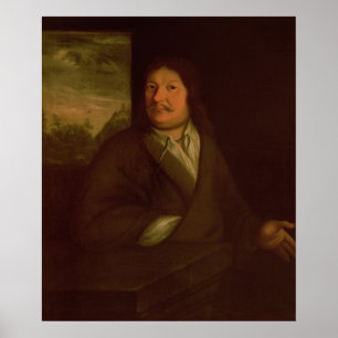 Pôster Portrait of Johann Ambrosius Bach , 1685