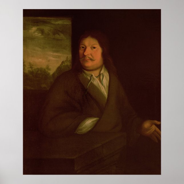 Pôster Portrait of Johann Ambrosius Bach , 1685 (Frente)