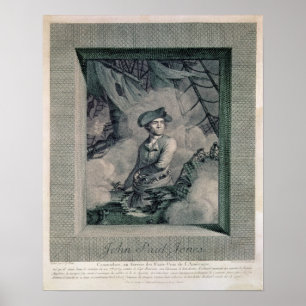 Poster Portrait of John Paul Jones