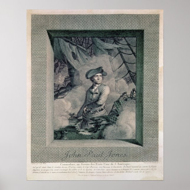 Poster Portrait of John Paul Jones (Frente)