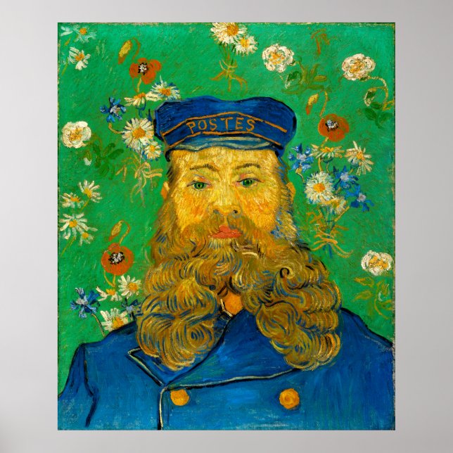 Pôster Portrait of Joseph Roulin by Vincent Van Gogh (Frente)