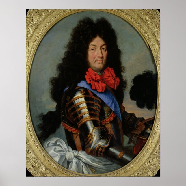 Poster Portrait of Louis XIV (Frente)