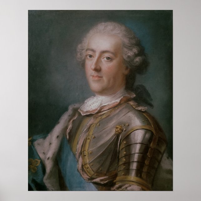 Poster Portrait of Louis XV  King of France (Frente)