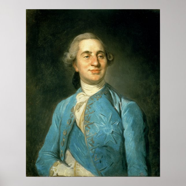 Pôster Portrait of Louis XVI  1775 (Frente)