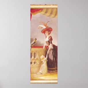 Pôster Portrait of Louise-Elisabeth de France and her