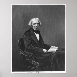 Pôster Portrait of Michael Faraday